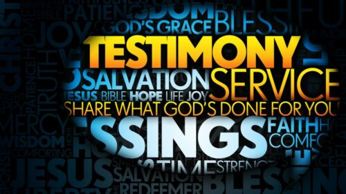 2-25-2024 Testimony Service; message by Rev. Jonathan Schaeffer prerecorded